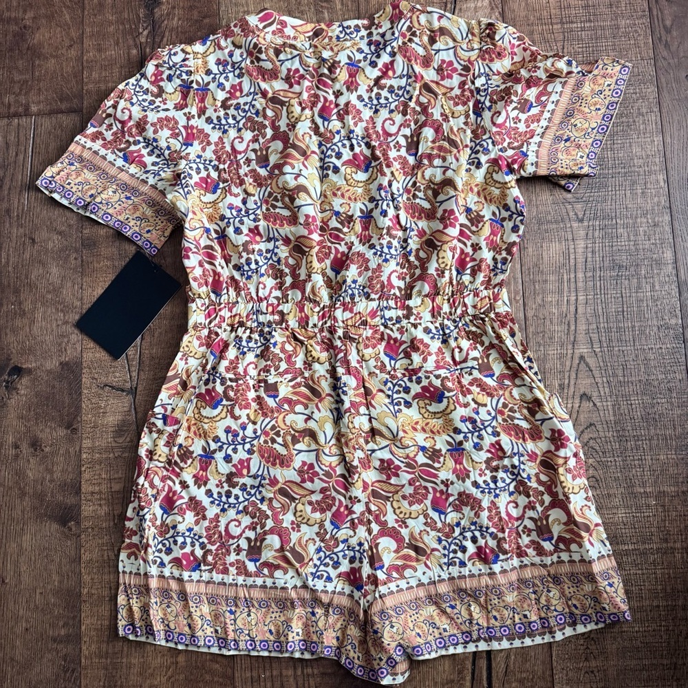 NWT Tuckernuck sun-drenched Porto Jessa romper sz Lg cottagecore coastal grandma - Picture 11 of 12